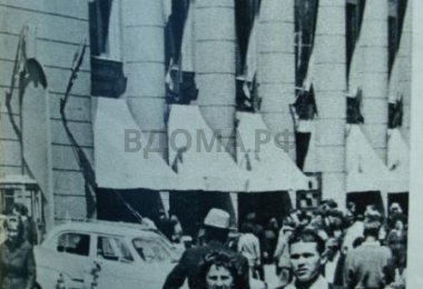 Универмаг в Гродно. Беларусь. 1965 год