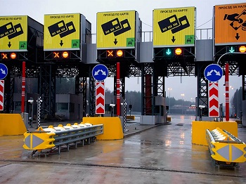 Применение шлагбаума Toll