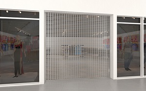 Рольставни из решетчатых профилей RHE56GM (взломоустойчивые)